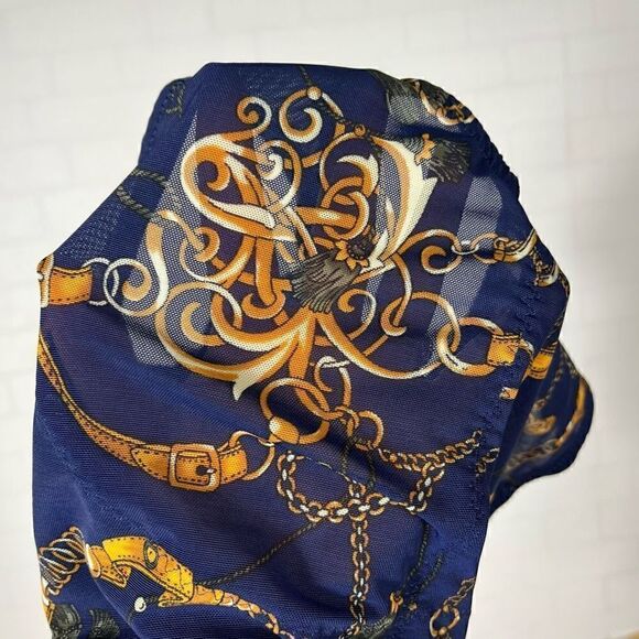 Hardware Chain Womens Semi Sheer Corset Style slimming tank top size s - Picture 13 of 14